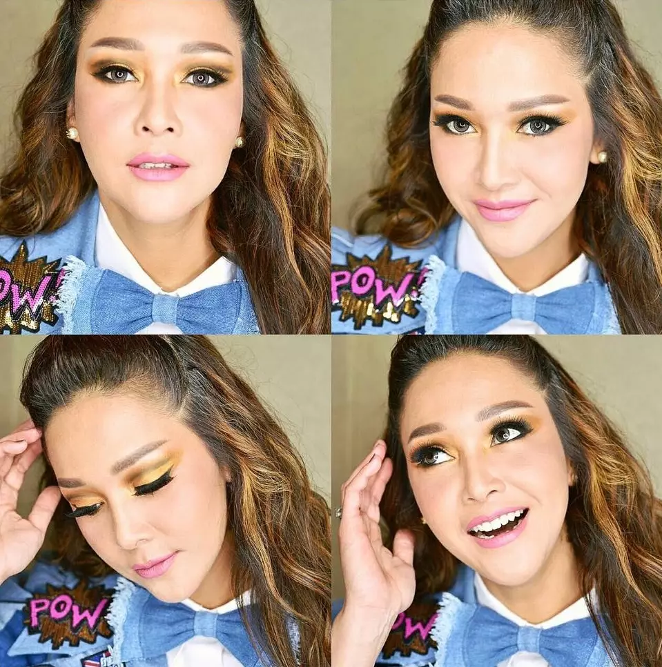 Maia Estianty makeup tebal © Instagram