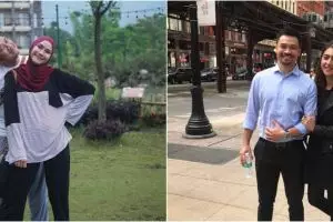 7 Potret pemain Cinta SMU bareng pasangan, sweet abis