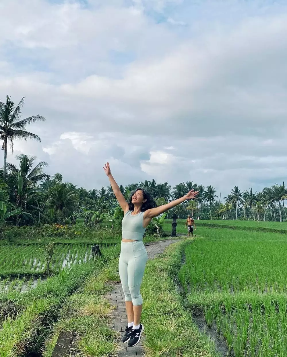 potret terkini pasien ketiga covid Instagram