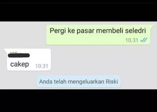 chat lucu balasan nyeleneh teman © 2021 instagram.com