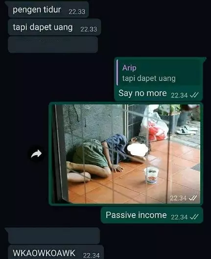 chat lucu balasan nyeleneh teman © 2021 instagram.com