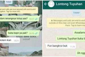 10 Chat pemberitahuan pedagang bangkrut ini bikin kasihan
