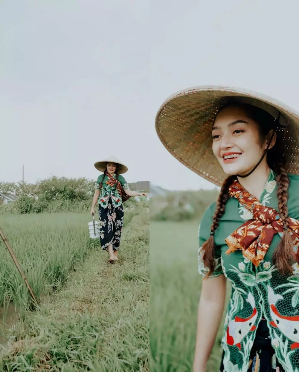 seleb cantik pemotretan di sawah © Instagram seleb cantik pemotretan di sawah © Instagram