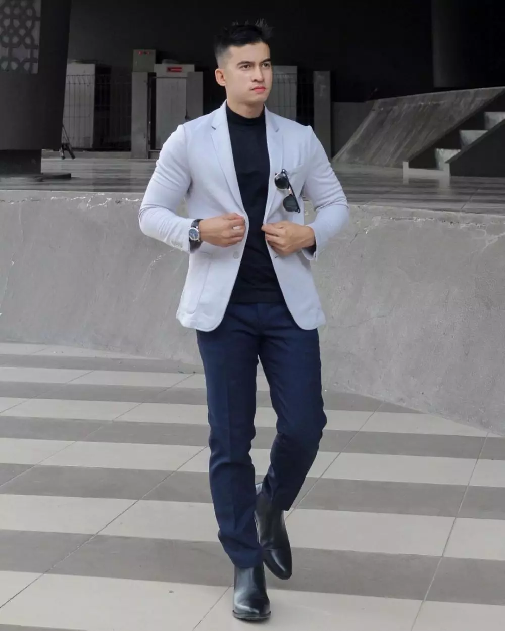 polisi mirip ali syakieb © Instagram