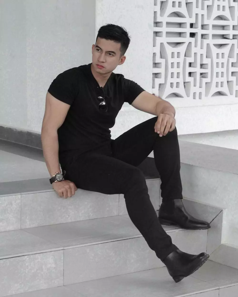 polisi mirip ali syakieb © Instagram