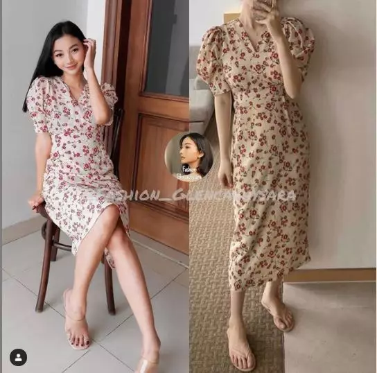 dress Glenca Chysara di bawah Rp 500 ribu © 2021 brilio.net Instagram dress Glenca Chysara di bawah Rp 500 ribu © 2021 brilio.net Instagram