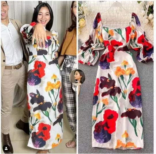 dress Glenca Chysara di bawah Rp 500 ribu © 2021 brilio.net Instagram dress Glenca Chysara di bawah Rp 500 ribu © 2021 brilio.net Instagram