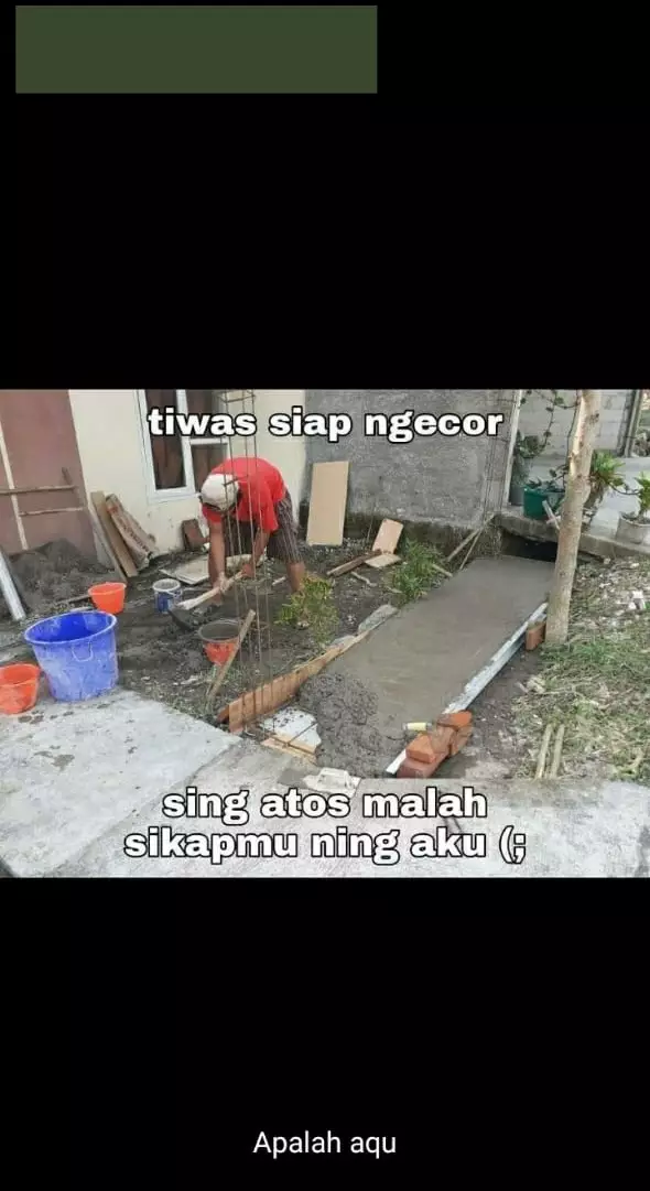 Status lucu tukang bangunan © berbagai sumber