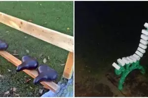 10 Desain unik kursi taman ini bentuknya out of the box