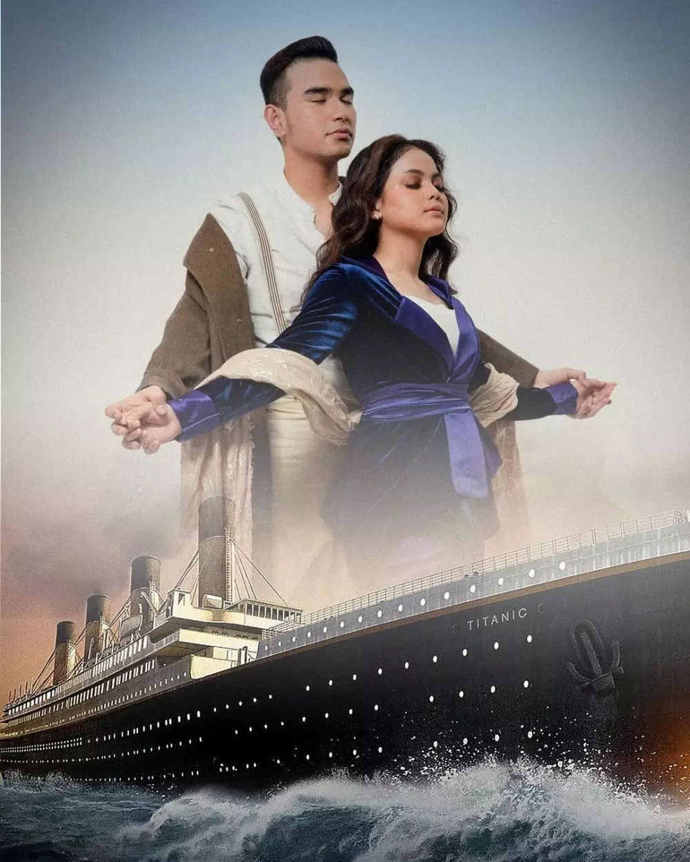 seleb saat tirukan adegan Titanic © 2021 brilio.net