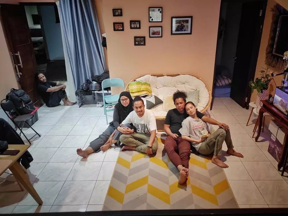 Arie dan Indah usai nikah © Instagram