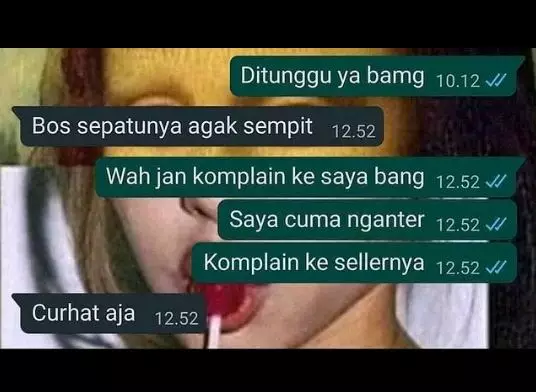 momen komplain barang nggak sesuai © 2021 instagram.com