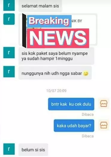 momen komplain barang nggak sesuai © 2021 instagram.com