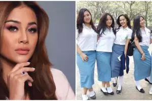 Potret lawas 12 seleb Indonesia dengan geng SMA-nya, hits abis 