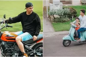 7 Potret Glenn Alinskie naik motor, pernah atraksi bareng Nastusha