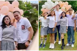 9 Momen pesta ultah ke-35 Mawar AFI, pakai dresscode seragam SMA