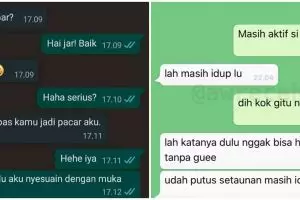 10 Chat lucu cara bikin mantan nyesel ini kocak abis