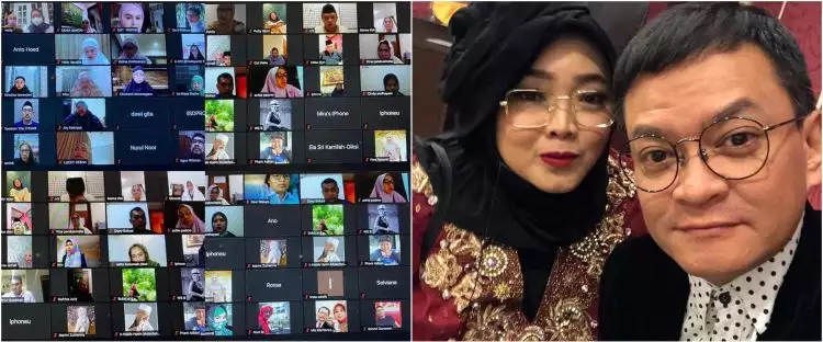 Hedi Yunus dan rekan artis gelar tahlilan online untuk Rina Gunawan