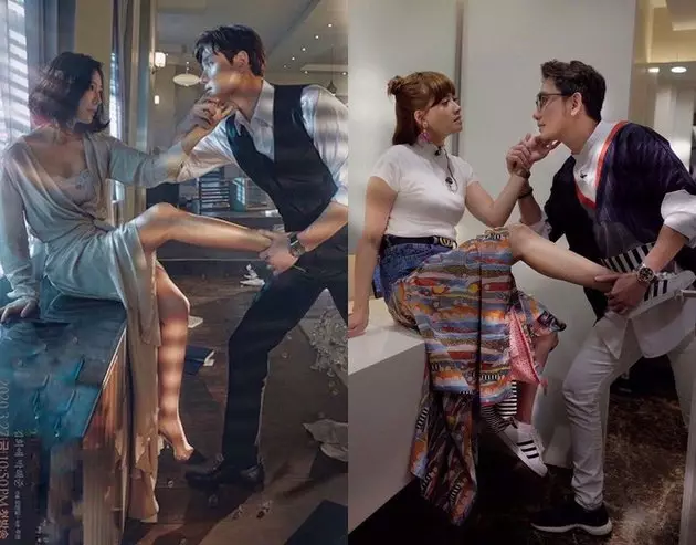 seleb tirukan pose artis lain © 2021 brilio.net