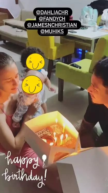 momen ultah Dahlia ke-24 © Instagram momen ultah Dahlia ke-24 © Instagram