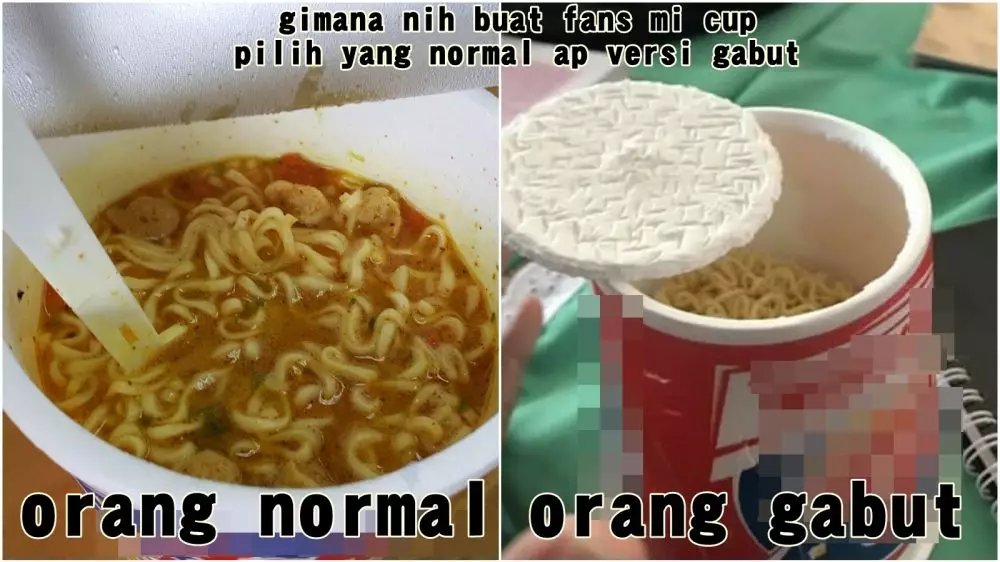 meme lucu orang gabut vs orang normal Berbagai sumber