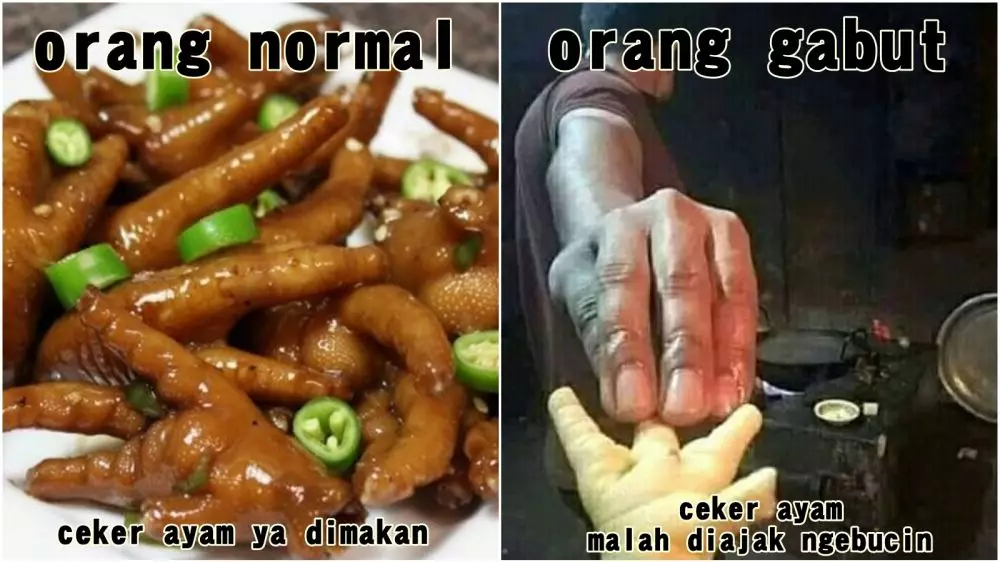 meme lucu orang gabut vs orang normal Berbagai sumber