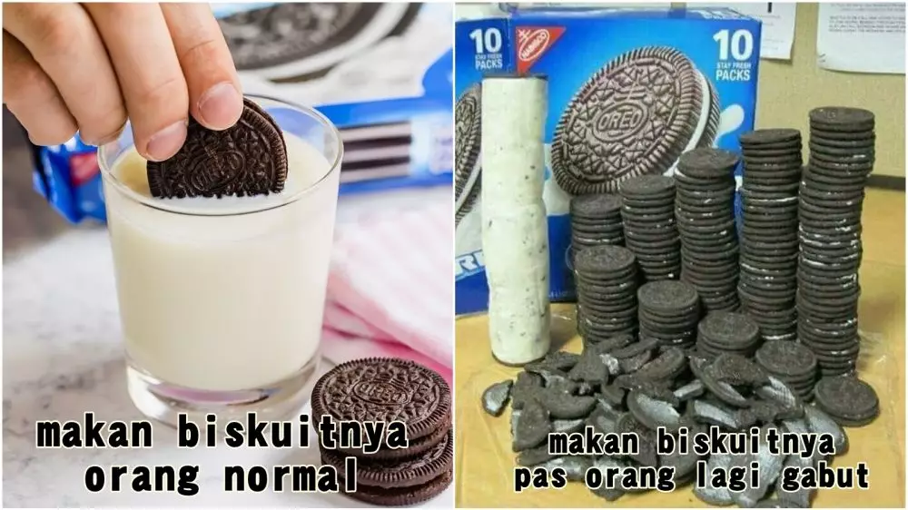 meme lucu orang gabut vs orang normal Berbagai sumber