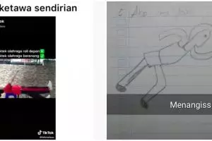 Begini jadinya jika 8 tugas olahraga dikerjakan online, kocak