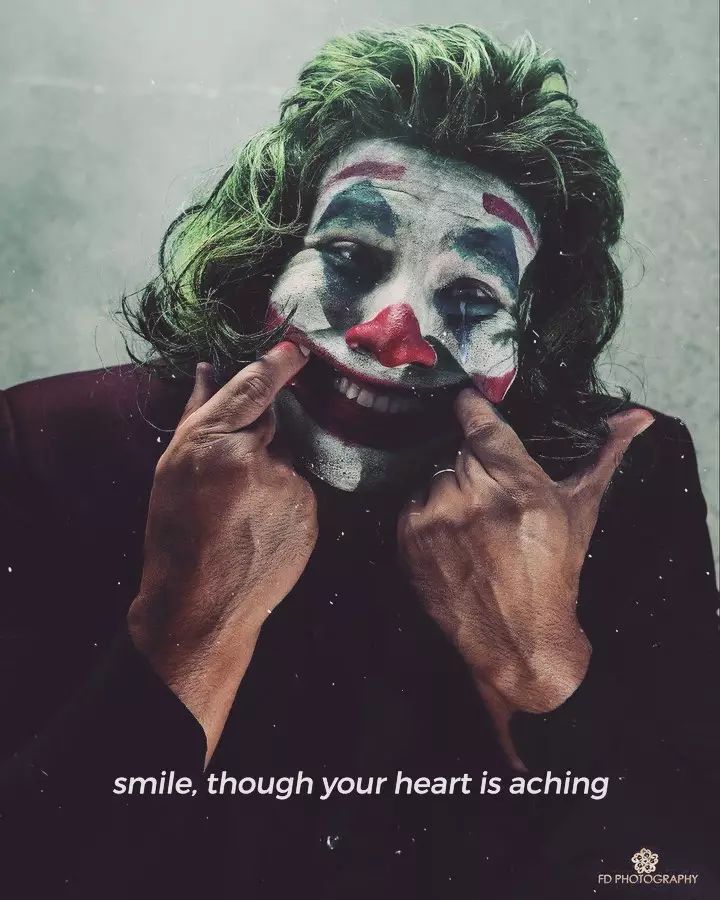 seleb dandan ala joker © Instagram