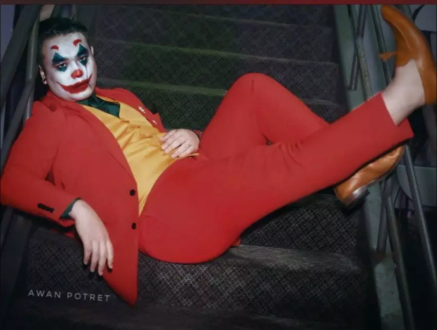 seleb dandan ala joker © Instagram