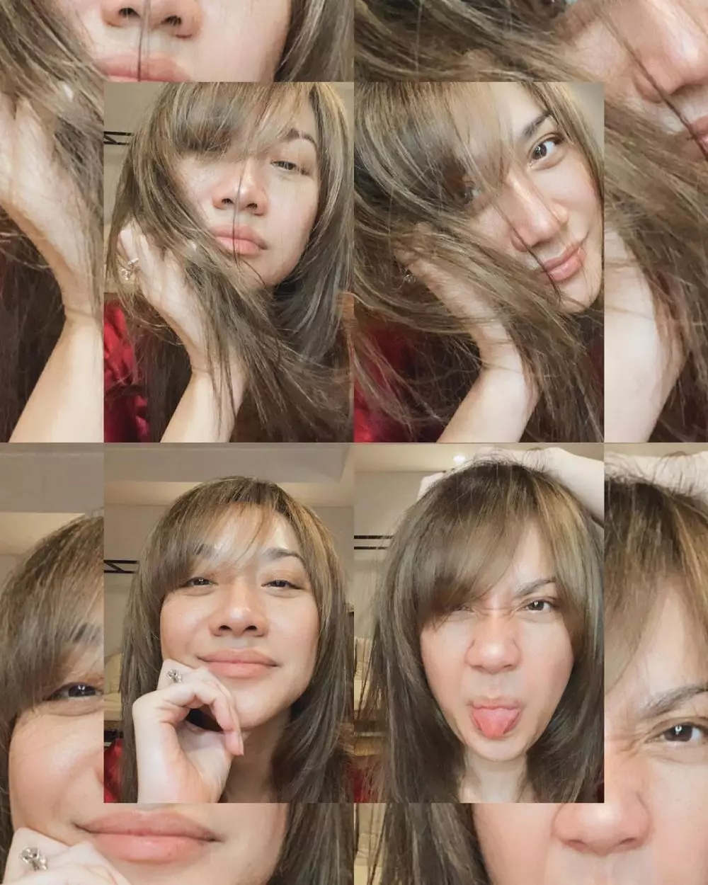 pesona penyanyi rambut poni © Instagram