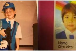 Potret 10 seleb cowok saat masih TK, gayanya bikin gemas