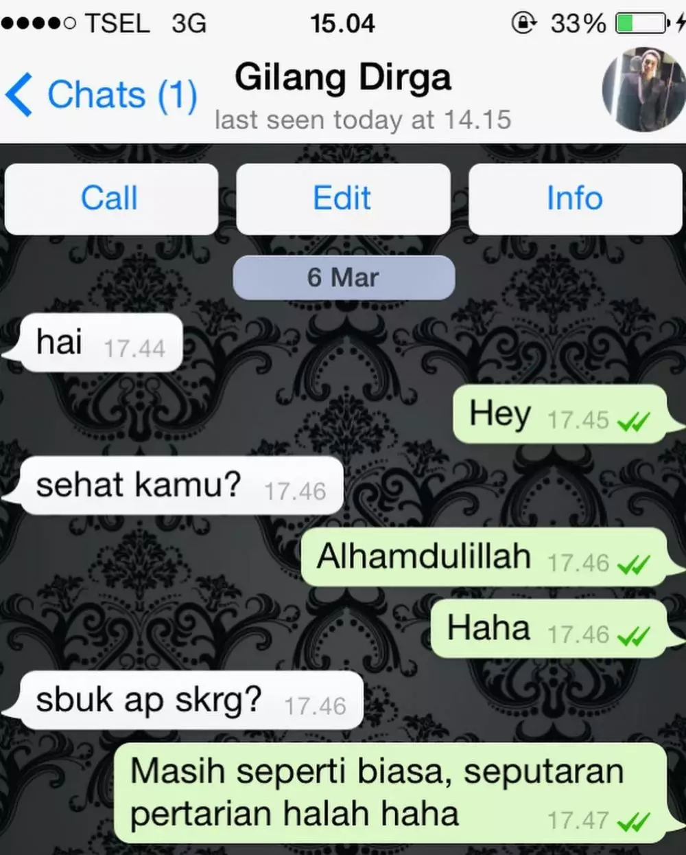 adiezty fersa bongkar awal pdkt gilang dirga © Instagram