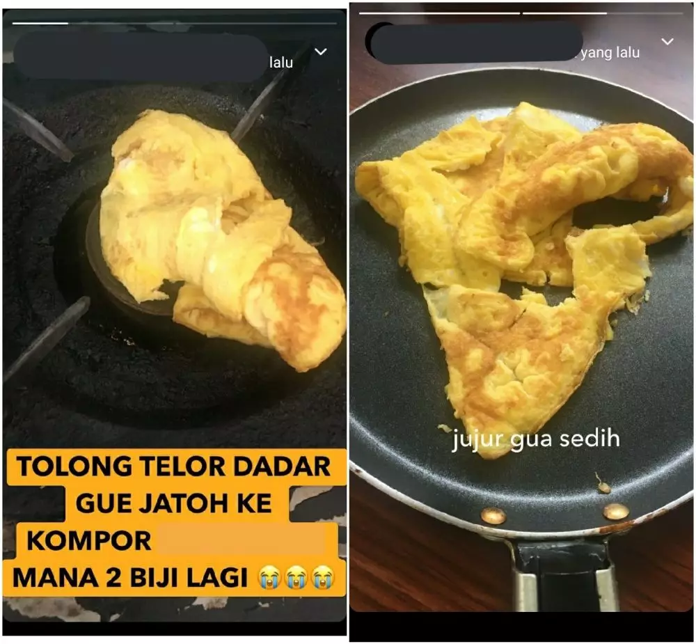 Momen masak apes © berbagai sumber