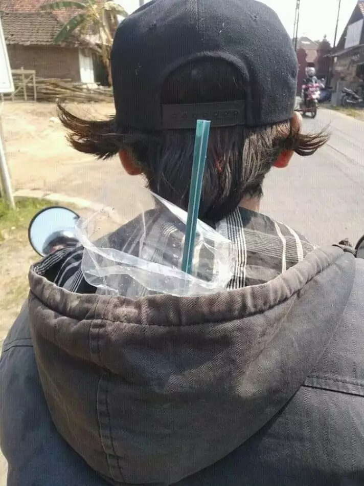 alih fungsi hoodie cowok © Berbagai Sumber