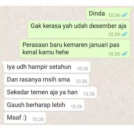 chat lucu coba nembak gebetan © 2021 instagram.com