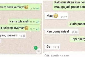 10 Chat lucu coba nembak gebetan ini bikin auto mundur perlahan