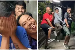 Viral aksi joget TikTok ala bapak-bapak, tetap lincah di usia 55 tahun