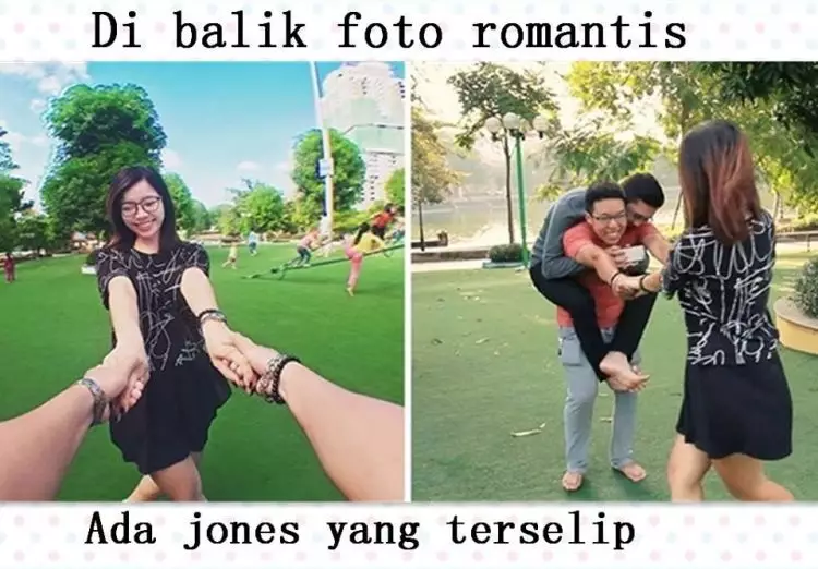 pose kocak fotoin teman © Berbagai Sumber
