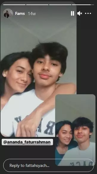 Ananda Lontoh dan anak sulungnya © Instagram