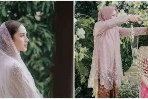 8 Momen pengajian dan siraman Syahra Larez mantan Rizky Billar