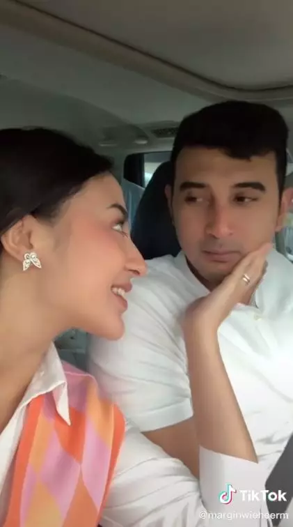 Ali Margin usai nikah © TikTok