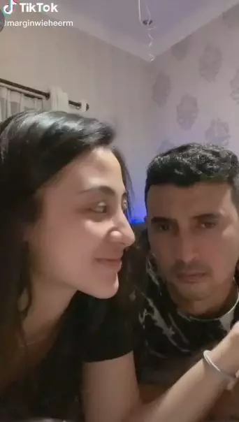 Ali Margin usai nikah © TikTok