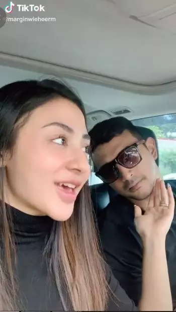 Ali Margin usai nikah © TikTok