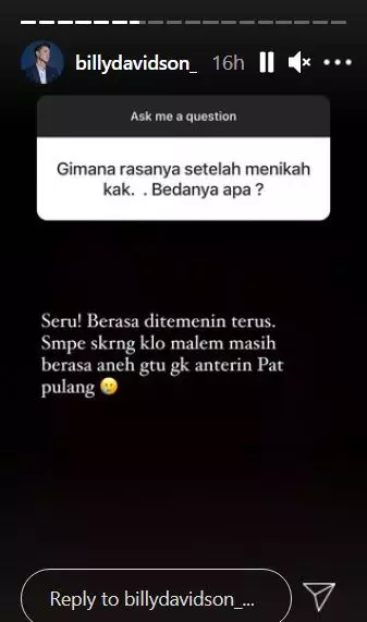 apartemen Billy dan Patricia © Instagram apartemen Billy dan Patricia © Instagram