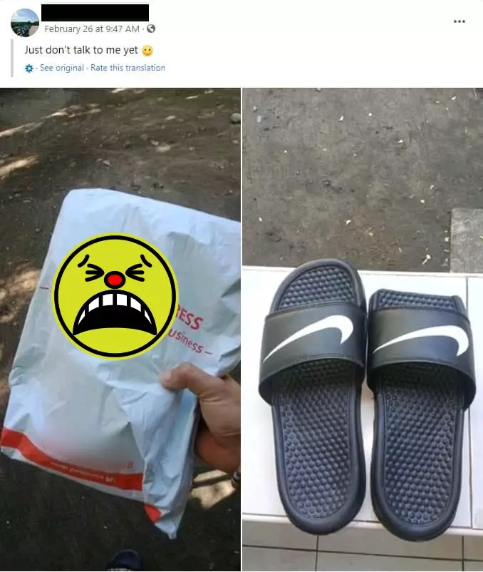 Curhat apes belanja di olshop © Twitter Curhat apes belanja di olshop © Twitter