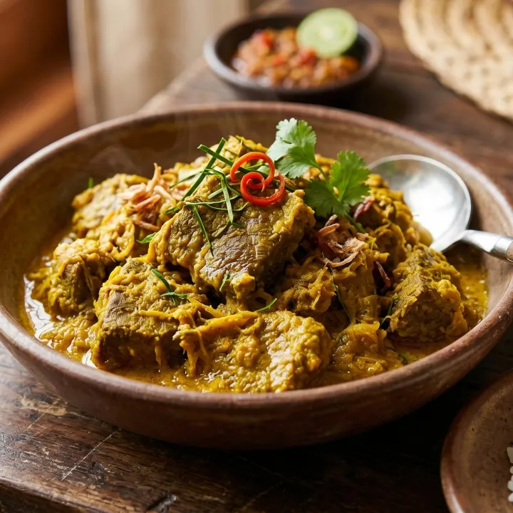 8 Resep daging bumbu kuning ala rumahan 2026, enak dan menggugah selera