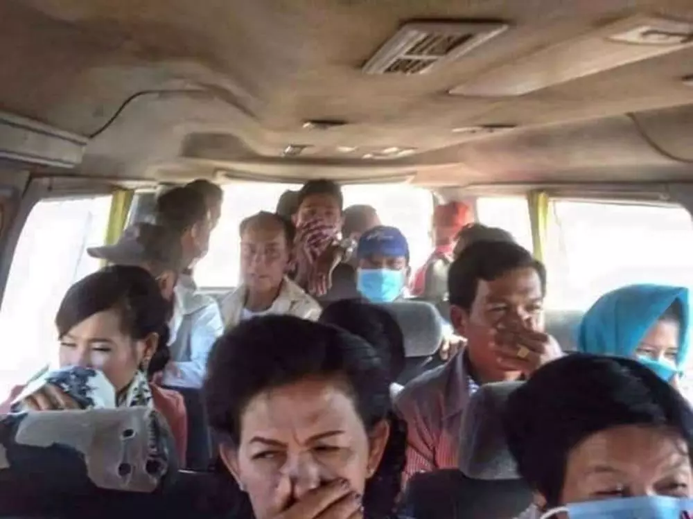 momen lucu di angkutan © Instagram