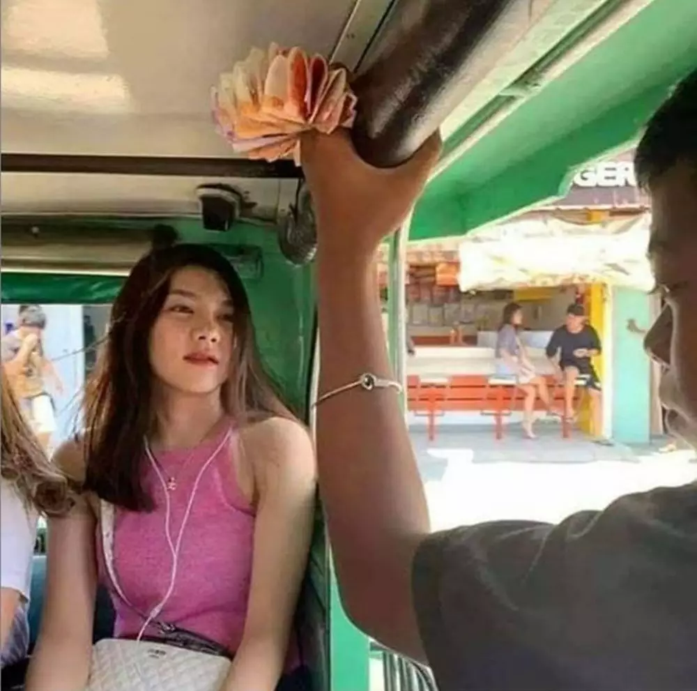 momen lucu di angkutan © Instagram