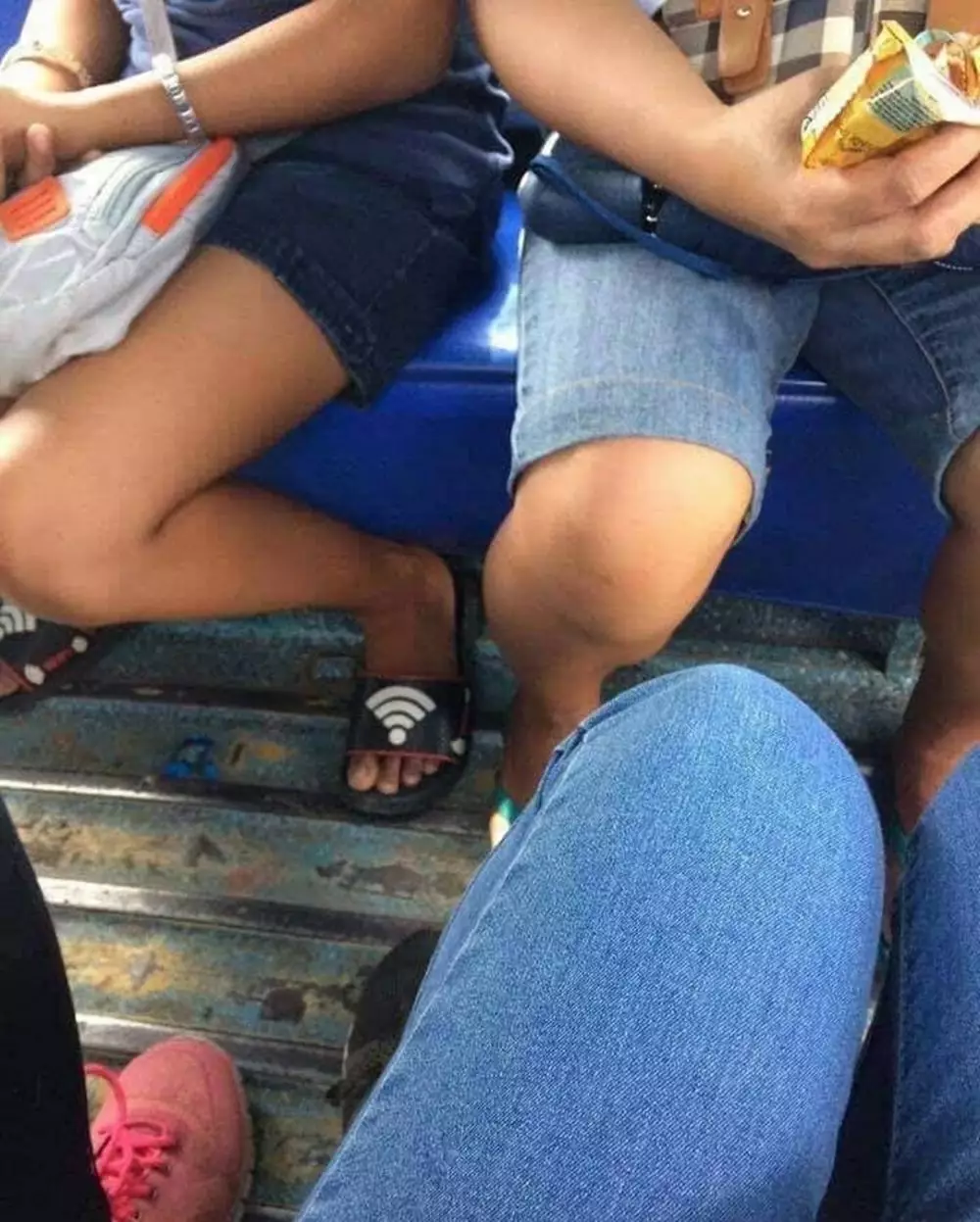 momen lucu di angkutan © Instagram